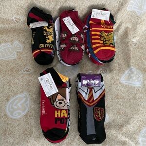 Harry Potter Women’s Low Cut Socks 5 Packs Size 4-10